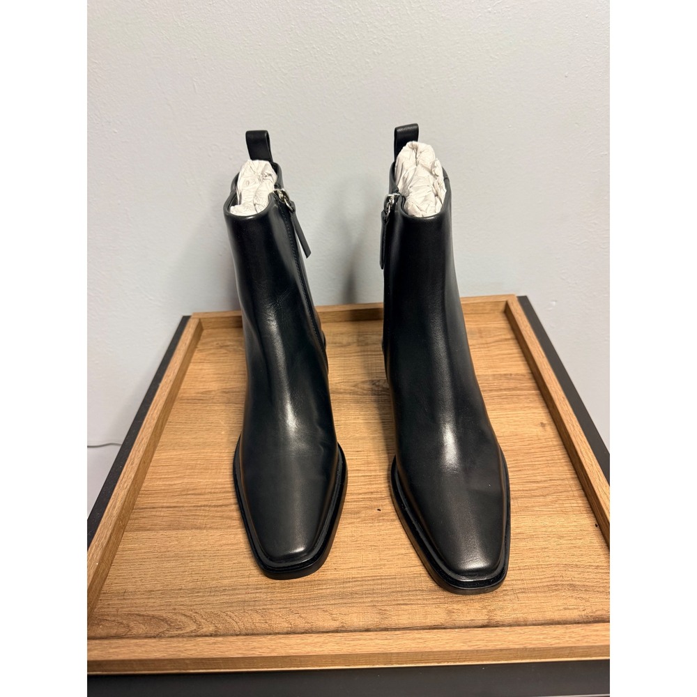 Everlane The City Boot Black Leather Size 7.5 - Picture 4 of 10